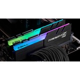 G.Skill DIMM 16 GB DDR4-3600 Kit, Arbeitsspeicher schwarz, F4-3600C16D-16GTZRC, Trident Z RGB, XMP