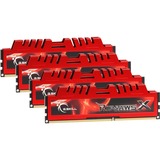 G.Skill DIMM 32 GB DDR3-1333 Quad-Kit, Arbeitsspeicher F3-10666CL9Q-32GBXL, RipjawsX, Retail