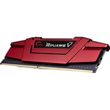 G.Skill DIMM 32 GB DDR4-2400 (2x 16 GB) Dual-Kit, Arbeitsspeicher rot, F4-2400C15D-32GVR, Ripjaws V, INTEL XMP