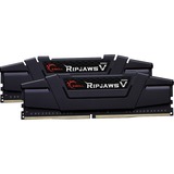 G.Skill DIMM 32 GB DDR4-3200 Kit, Arbeitsspeicher schwarz, F4-3200C16D-32GVK, Ripjaws V, XMP