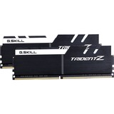 G.Skill DIMM 32 GB DDR4-3200 Kit, Arbeitsspeicher schwarz/weiß, F4-3200C16D-32GTZKW, Trident Z, XMP