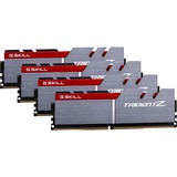 G.Skill DIMM 32 GB DDR4-3200 Quad-Kit, Arbeitsspeicher F4-3200C16Q-32GTZB, Trident Z, XMP