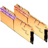G.Skill DIMM 32 GB DDR4-3600 Kit, Arbeitsspeicher gold, F4-3600C18D-32GTRG, Trident Z Royal, XMP