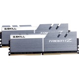 G.Skill DIMM 32 GB DDR4-3600 Kit, Arbeitsspeicher silber/weiß, F4-3600C17D-32GTZSW, Trident Z, XMP