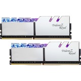 G.Skill DIMM 32 GB DDR4-3600 Kit, Arbeitsspeicher silber, F4-3600C16D-32GTRSC, Trident Z Royal, XMP