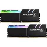 G.Skill DIMM 32 GB DDR4-3600 Kit, Arbeitsspeicher schwarz, F4-3600C16D-32GTZRC, Trident Z RGB, XMP
