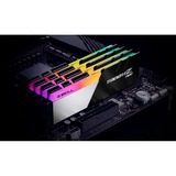 G.Skill DIMM 32 GB DDR4-3600 Quad-Kit, Arbeitsspeicher schwarz/weiß, F4-3600C14Q-32GTZNB, Trident Z Neo, XMP