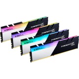 G.Skill DIMM 32 GB DDR4-3600 (4x 8 GB) Quad-Kit, Arbeitsspeicher schwarz/silber, F4-3600C18Q-32GTZN, Trident Z Neo, INTEL XMP