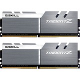G.Skill DIMM 32 GB DDR4-4000 (2x 16 GB) Dual-Kit, Arbeitsspeicher silber/weiß, F4-4000C19D-32GTZSW, Trident Z, INTEL XMP