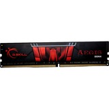 G.Skill DIMM 4 GB DDR4-2400, Arbeitsspeicher F4-2400C15S-4GIS, Aegis, XMP