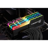 G.Skill DIMM 64 GB DDR4-3200 Quad-Kit, Arbeitsspeicher schwarz, F4-3200C16Q-64GTZR, Trident Z RGB, XMP