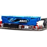 G.Skill DIMM 8 GB DDR3-1600 (2x 4 GB) Dual-Kit, Arbeitsspeicher blau, F3-1600C9D-8GAB, Ares, INTEL XMP, Lite Retail