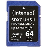 Intenso 64 GB SDXC, Speicherkarte UHS-I U1, Class 10