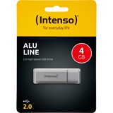 Intenso Alu Line 4 GB, USB-Stick silber