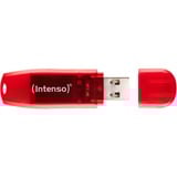 Intenso Rainbow Line 128 GB, USB-Stick rot, USB 2.0