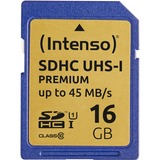 Intenso SDHC 16 GB Class 10 UHS-I, Speicherkarte UHS-I U1, Class 10