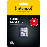 Intenso Secure Digital SDHC Card 4 GB, Speicherkarte Class 10