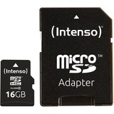 Intenso microSDHC 16 GB, Speicherkarte Class 10