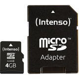 Intenso microSDHC 4 GB, Speicherkarte Class 4