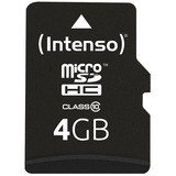 Intenso microSDHC 4 GB, Speicherkarte Class 10