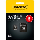 Intenso microSDHC 8 GB, Speicherkarte Class 10