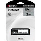 Kingston KC2500 2000 GB, SSD PCIe 3.0 x4, NVMe, M.2 2280