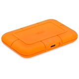 LaCie RUGGED SSD 500 GB, Externe SSD orange, USB-C 3.2 Gen 1 (5 Gbit/s)