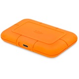 LaCie RUGGED SSD 500 GB, Externe SSD orange, USB-C 3.2 Gen 1 (5 Gbit/s)