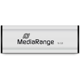 MediaRange 32 GB, USB-Stick silber/schwarz, USB-A 3.2 Gen 1