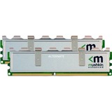 Mushkin DIMM 4 GB DDR2-667 Kit, Arbeitsspeicher 996756, Silverline Stiletto