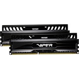 Patriot DIMM 16 GB DDR3-1600 Kit, Arbeitsspeicher PV316G160C9K, Viper 3 - Black Mamba Edition, Retail
