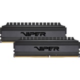 Patriot DIMM 8 GB DDR4-3200, Arbeitsspeicher schwarz, PVB48G320C6K, Viper 4 Blackout