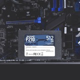 Patriot P210 512 GB, SSD schwarz, SATA 6 Gb/s, 2,5"