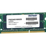 Patriot SO-DIMM 4 GB DDR3-1600, Arbeitsspeicher PSD34G16002S, Signature Line