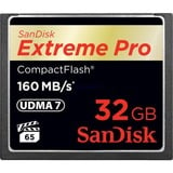 SanDisk CompactFlash Extreme Pro 32 GB, Speicherkarte schwarz, UDMA 7