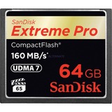 SanDisk CompactFlash Extreme Pro 64 GB, Speicherkarte schwarz, UDMA 7