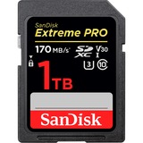SanDisk Extreme PRO 1 TB SDXC, Speicherkarte UHS-I U3, Class 10, V30