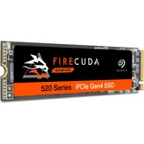 Seagate FireCuda 520 1 TB, SSD PCIe 4.0 x4, NVMe 1.3, M.2 2280