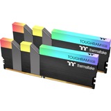 Thermaltake DIMM 16 GB DDR4-3600 Kit, Arbeitsspeicher schwarz, R009D408GX2-3600C18B, TOUGHRAM RGB, XMP
