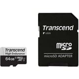 Transcend 350V 64 GB microSDXC, Speicherkarte UHS-I U1, Class 10