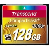 Transcend CompactFlash 1000 128 GB, Speicherkarte schwarz, UDMA 7