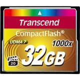Transcend CompactFlash 1000 32 GB, Speicherkarte schwarz, UDMA 7