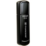 Transcend JetFlash 350 8GB, USB-Stick schwarz