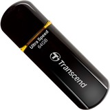 Transcend JetFlash 600 64 GB, USB-Stick schwarz (glänzend), Dual-Channel