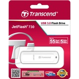 Transcend JetFlash 730 64 GB, USB-Stick silber, USB-A 3.2 Gen 1