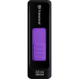 Transcend JetFlash 760 32 GB, USB-Stick schwarz/violett, USB-A 3.2 Gen1