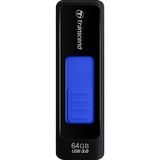 Transcend JetFlash 760 64 GB, USB-Stick schwarz/blau, USB-A 3.2 Gen1