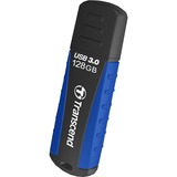 Transcend JetFlash 810 128 GB, USB-Stick schwarz/blau, USB-A 3.2 Gen 1