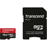 Transcend Premium 128GB microSDXC-Karte, Speicherkarte UHS-I U1, Class 10
