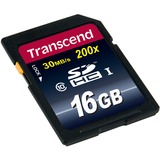 Transcend Secure Digital SDHC Card 16 GB, Speicherkarte UHS-I U1, Class 10